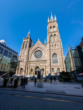 Montreal, CA - 28 August 2022: St. James United Church in Downtown Montreal