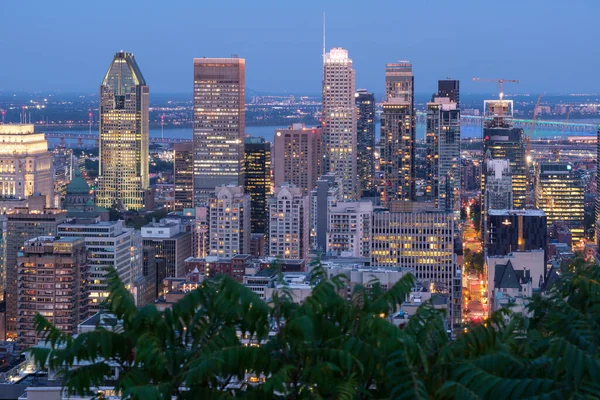 Montreal June 2022 Montreal Skyline Sunset Kondiaronk Belvedere — Stock Photo, Image