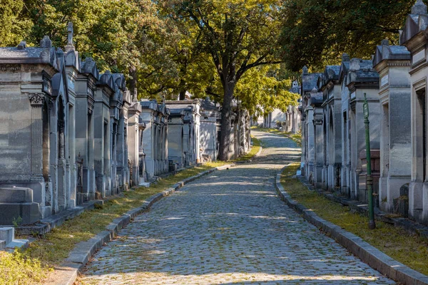 Grafstenen Begraafplaats Pere Lachaise Parijs Frankrijk — Stockfoto