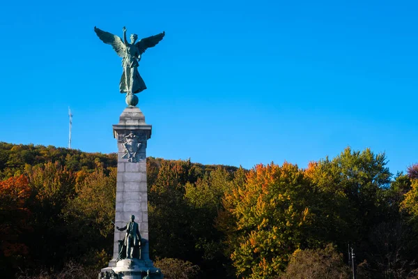 Montreal Kanada Října 2022 Mont Royal Mount Podzimními Barvami George — Stock fotografie
