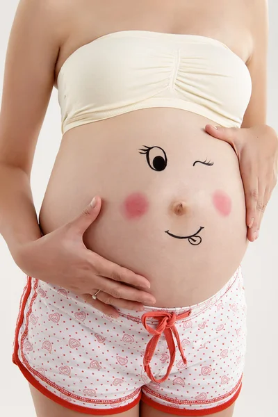 Pregnant lady — Stock Photo, Image