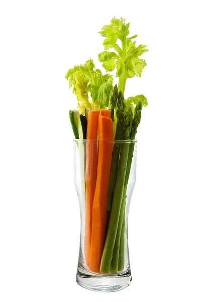 Low calorie vegetable in glass — Stock Photo, Image