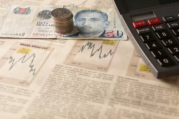 Gazete borsa ile hesap ve para