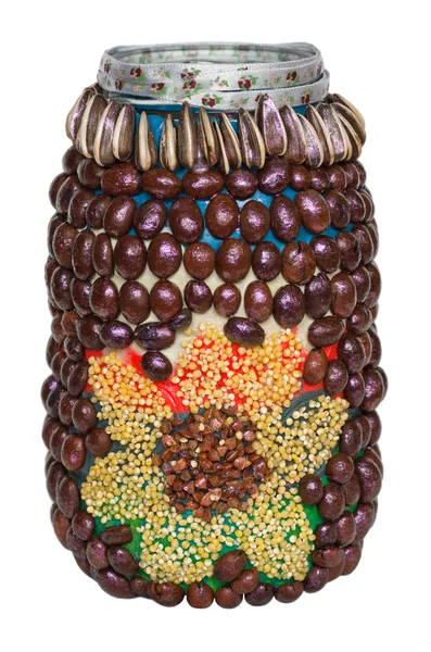 el yapımı vazo dekorasyonu