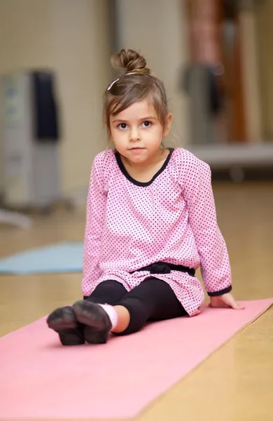 Little girl, fitness — Stock Photo, Image