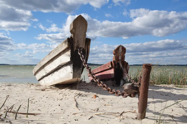 Abandoned boats — Stock Photo, Image