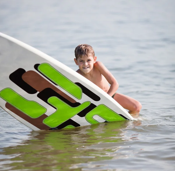 Surfen lernen — Stockfoto