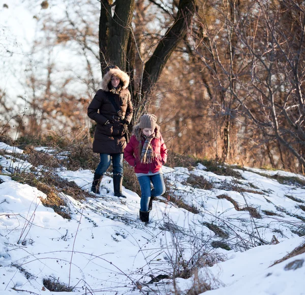 Mor med dotter — Stockfoto