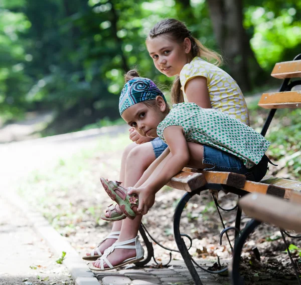 Children in park — Stock Photo, Image