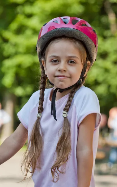 Pequeño motociclista — Foto de Stock