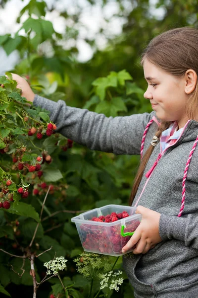 Giovane ragazza in giardino — Foto Stock