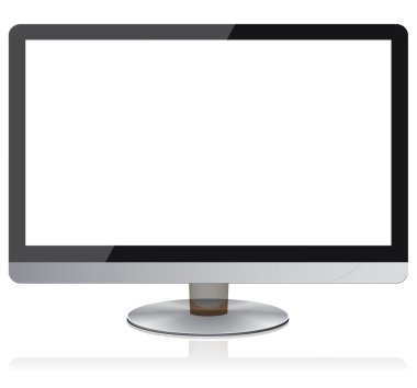 geniş ekran düz panel monitör.