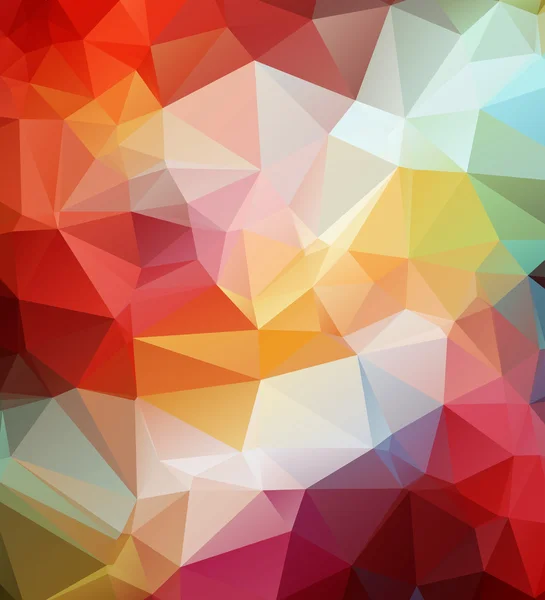 Fondo geométrico abstracto. Plantilla de triángulo multicolor — Vector de stock
