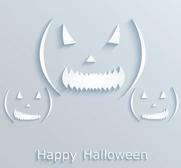 Halloween plakátu nebo Pohlednice s dýně. — Stockový vektor