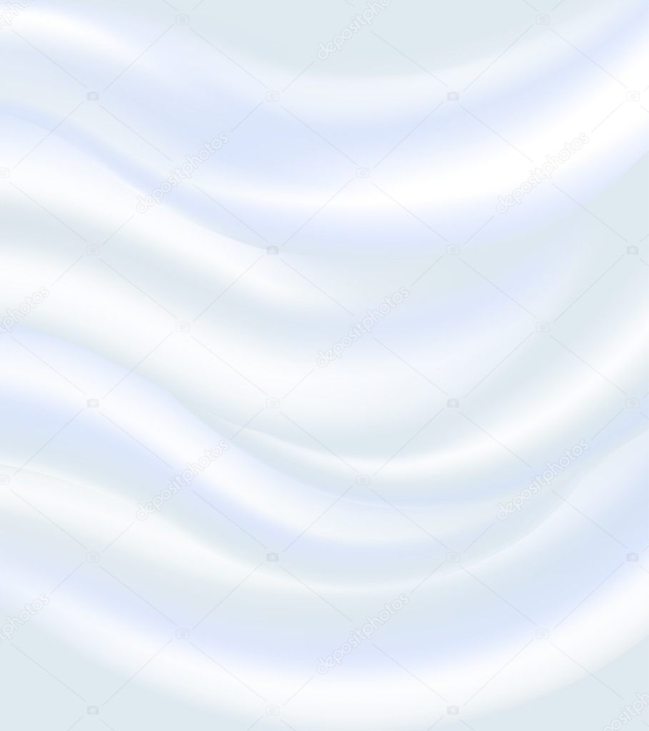 Abstract white background. Silk fabric.