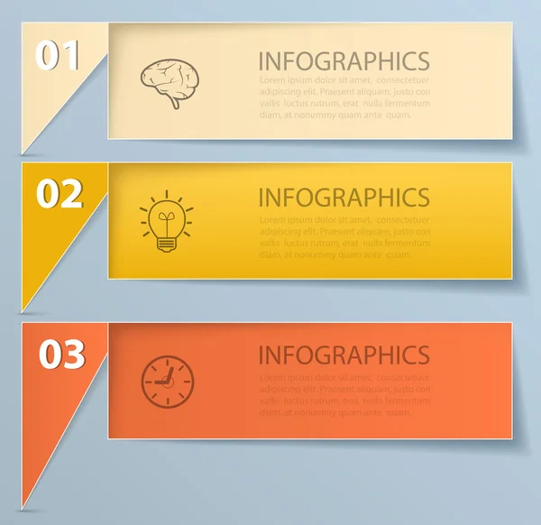 Modern template presentations. Infographic template design minim — Stock Vector