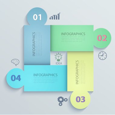 tasarımı çok az stil Infographic şablonu