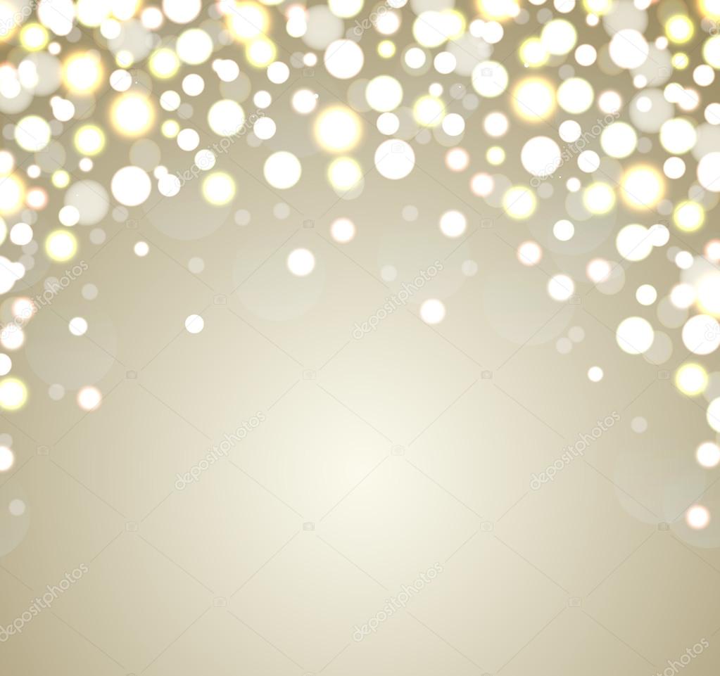 Christmas Background. Abstract golden defocused background.