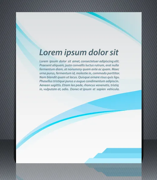 Brochures d'affaires de mise en page vectorielle, couverture de magazine, ou publicité de modèle de conception d'entreprise — Image vectorielle