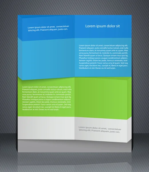 Επιχειρηματικό flyer πρότυπο ή banner σχεδιασμό, κάλυψη περιοδικών — ストックベクタ