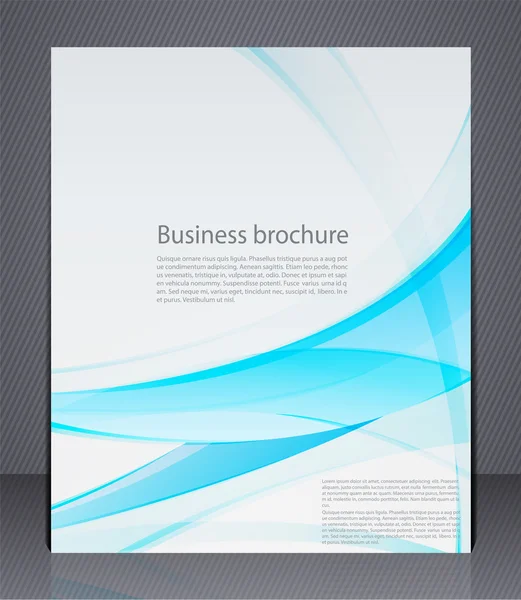 Flyer d'affaires, couverture de magazine, modèle ou corpor vectoriel — Image vectorielle