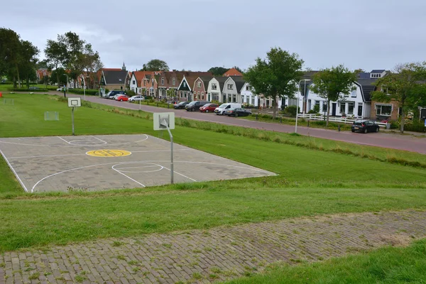 2021 Septiembre Odeschild Países Bajos Pueblo Isla Texel Con Arquitectura — Foto de Stock