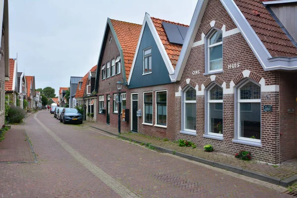 Den Hoorn Países Bajos Agosto 2021 Village Texel Island Casas — Foto de Stock