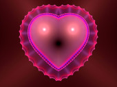 fractal pink heart | Free backgrounds and textures | Cr103.com