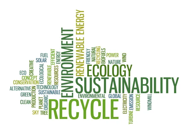 Reciclar conceito de ambiente verde — Fotografia de Stock
