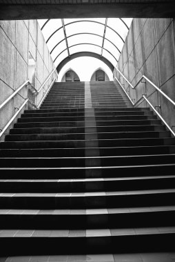 siyah beyaz merdiven