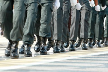 unision içinde marching