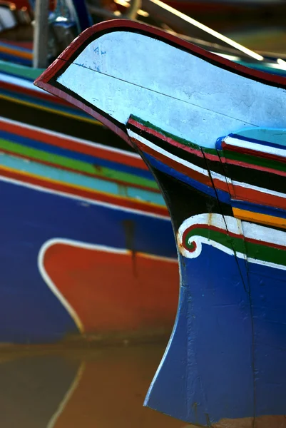 Colorful wooden boats — Stock Photo, Image