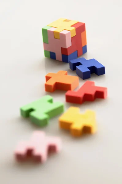 Colorful rubber blocks — Stock Photo, Image