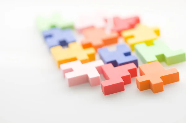 Colorful rubber blocks — Stock Photo, Image