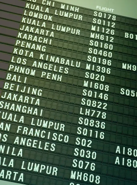 Horario de vuelo —  Fotos de Stock