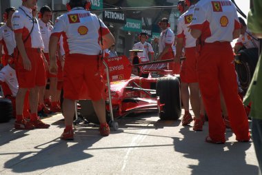 Scuderia ferrari marlboro f2007 f1 sepang Malezya 2007