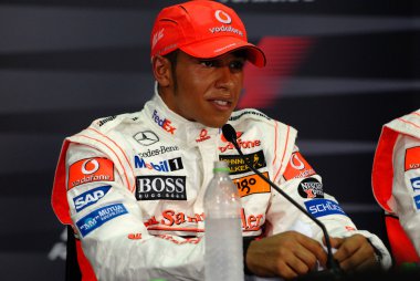 Vodafone McLaren Mercedes MP4-22 - Lewis Hamilton clipart