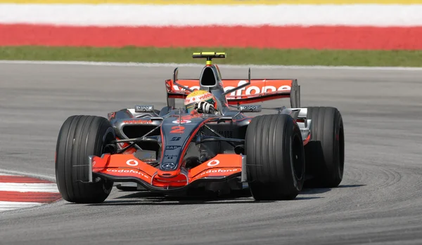 Vodafone Mclaren Mercedes Mp4-22 - Lewis Hamilton — Stock fotografie