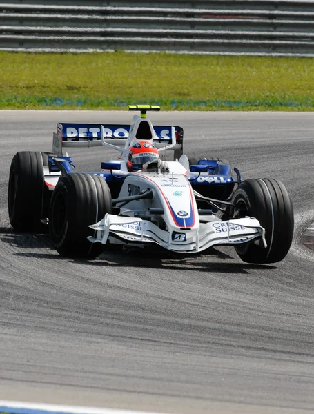 F1-Team van BMW Sauber - Robert Kubica — Stockfoto