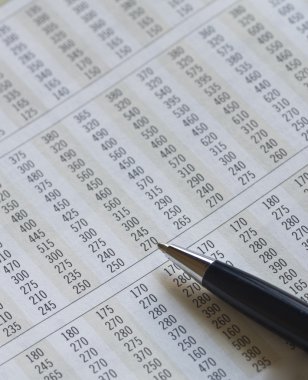 Tükenmez kalem finansal rakamlara