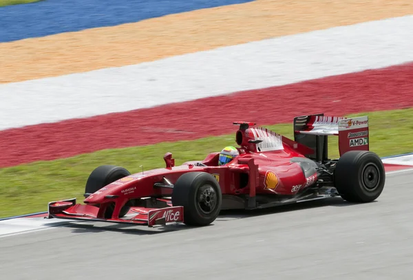 2009 Felipe Massa at Malaysian F1 Grand Prix — Stock Photo, Image