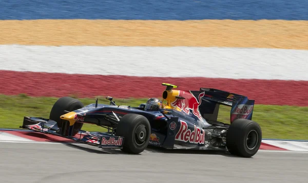 2009 Sebastian Vettel no Grande Prémio Malaio F1 — Fotografia de Stock