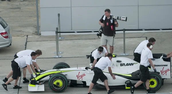 2009 Rubens Barrichello at Malaysian F1 Grand Prix — Stock Photo, Image