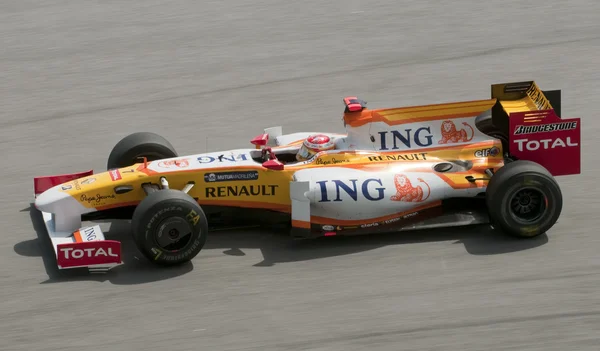 2009 fernando alonso podczas grand prix Malezji f1 — Zdjęcie stockowe