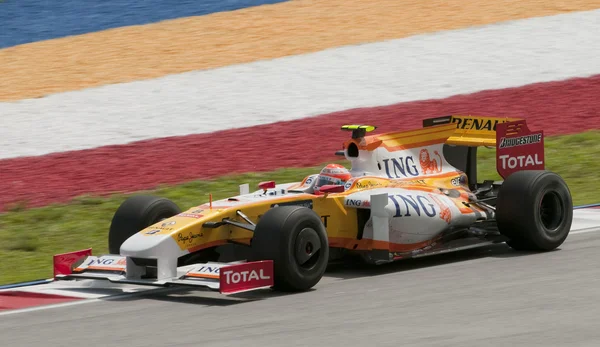 2009 nelson piquet jr. při grand prix Malajsie f1 — Stock fotografie