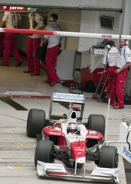 2009 Jarno Trulli no Grande Prémio Malaio F1 — Fotografia de Stock