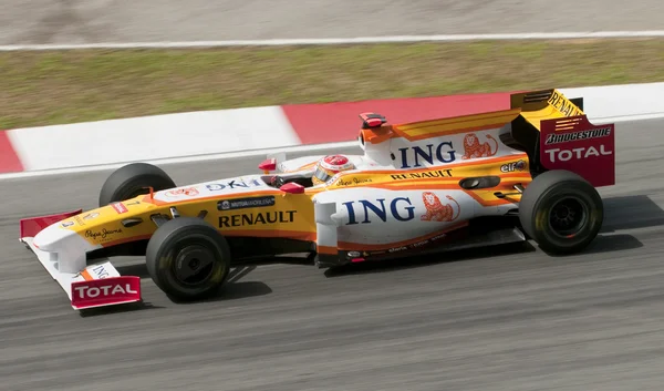 2009 fernando alonso in Maleisische f1 grand prix — Stockfoto