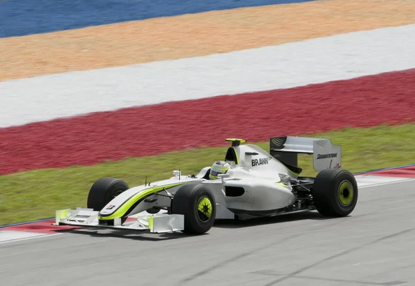 2009 rubens barrichello beim malaysischen f1 grand prix — Stockfoto