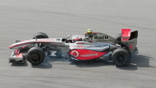 2009 heikki kovlainen beim malaysischen f1 grand prix — Stockfoto