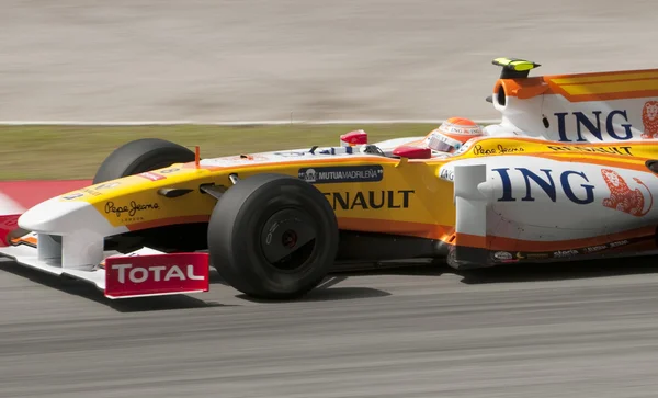 2009 nelson piquet jr. při grand prix Malajsie f1 — Stock fotografie